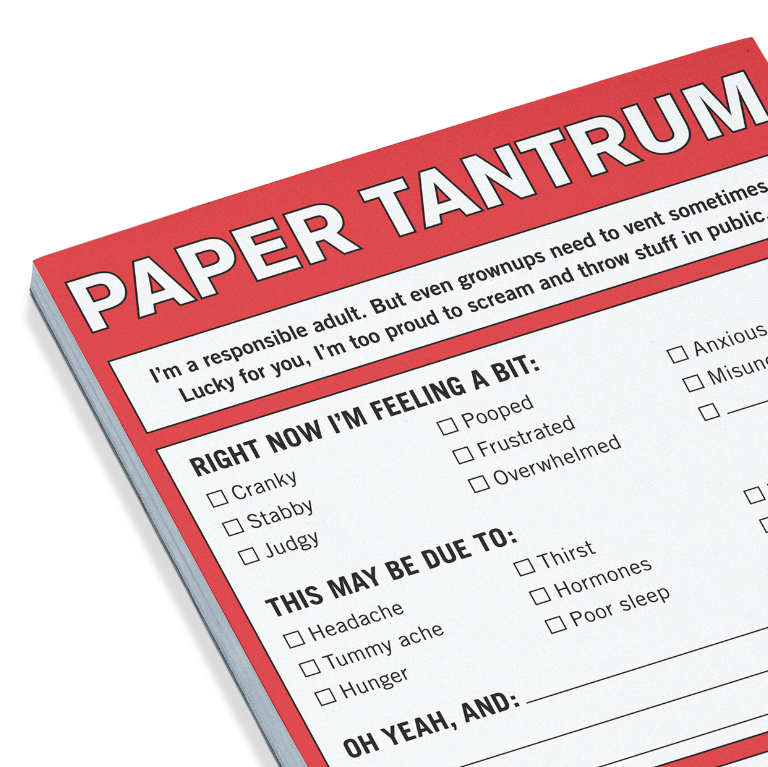 Paper Tantrum Nifty Notes | Red Notepads Knock Knock  Paper Skyscraper Gift Shop Charlotte