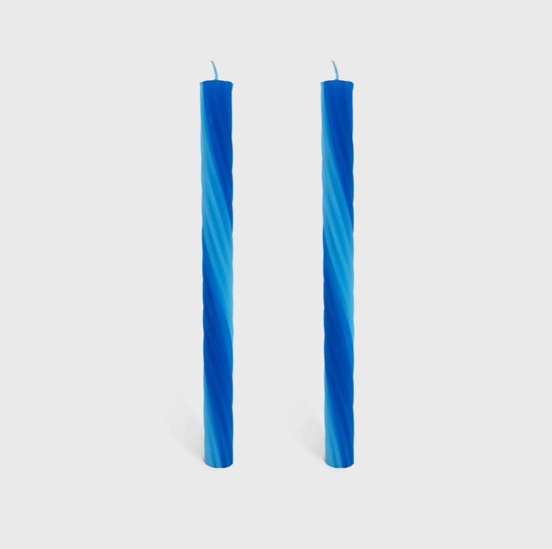 Rope Candles 2 Pack | Blue