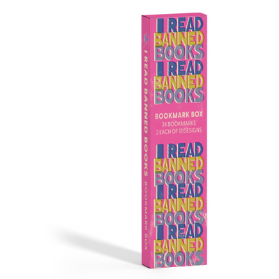 I Read Banned Books Bookmark Box | Assorted Bookmarks Gibbs Smith  Paper Skyscraper Gift Shop Charlotte