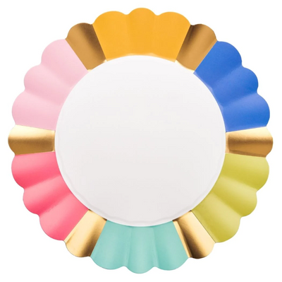 Panoply Scalloped Dinner Plate Partyware Sophistiplate  Paper Skyscraper Gift Shop Charlotte