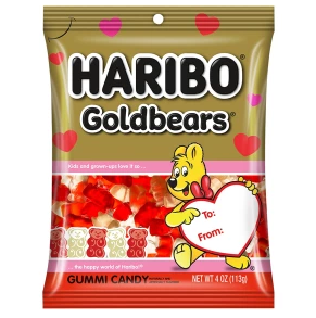 Haribo Gold Bear Gummies Valentines Edition Food - Chocolates & Candy Nassau Candy Paper Skyscraper Gift Shop Charlotte
