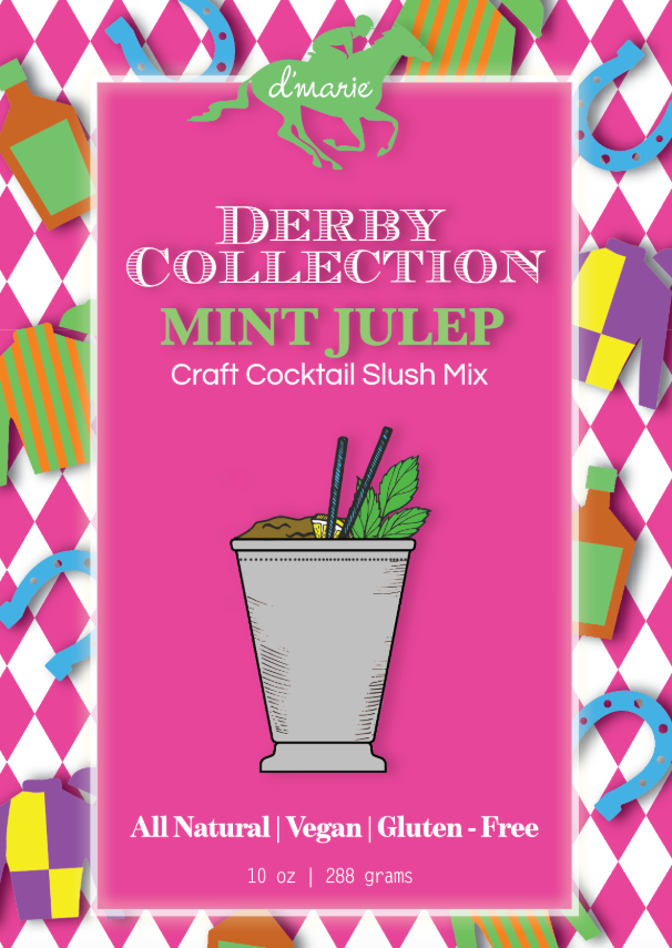 Derby Collection - Mint Julep Craft Cocktail Slush Mix - 10oz Pouch Food & Beverages DMarie Paper Skyscraper Gift Shop Charlotte