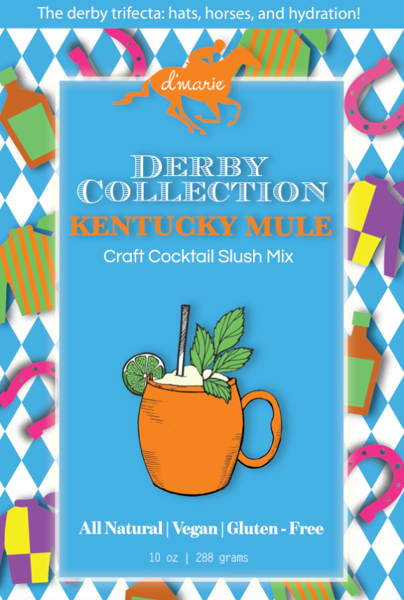 Derby Collection - Kentucky Mule Craft Cocktail Slush Mix - 10oz Pouch Food & Beverages DMarie Paper Skyscraper Gift Shop Charlotte
