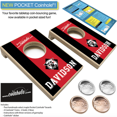 Davidson College Pocket Coinhole® Games - Adults Coinhole Paper Skyscraper Gift Shop Charlotte