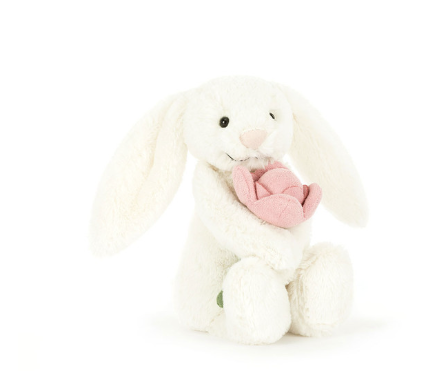 Bashful Bunny 'Peony' Kids Toys- Stuffed Animals Jellycat Paper Skyscraper Gift Shop Charlotte