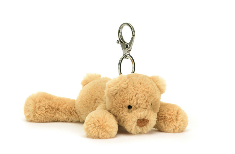 Smudge Bear Bag Charm Apparel & Accessories - Keychains Jellycat Paper Skyscraper Gift Shop Charlotte