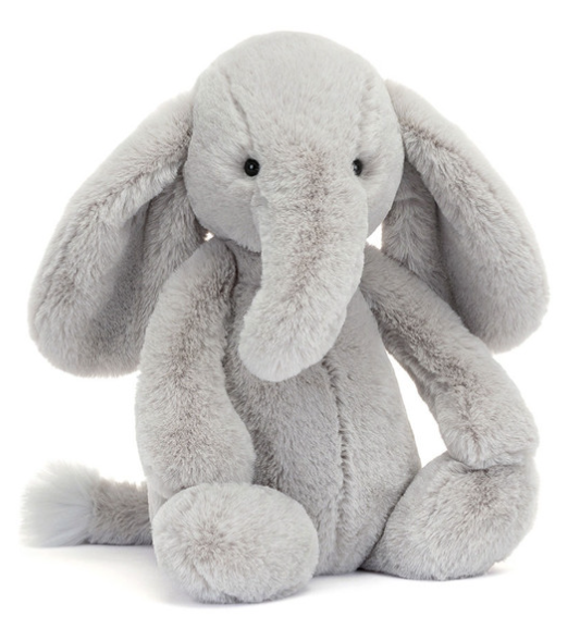 Bashful Luxe Elephant Thuddeus | Medium Kids Toys- Stuffed Animals Jellycat Paper Skyscraper Gift Shop Charlotte