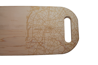 Serving Board | Charlotte Cutting Boards Well Told  Paper Skyscraper Gift Shop Charlotte