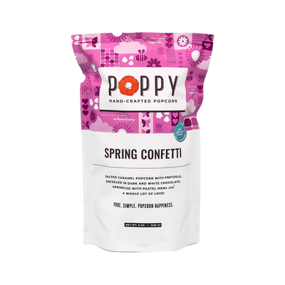 Spring Confetti Popcorn Local Food Poppy Handcrafted Popcorn  Paper Skyscraper Gift Shop Charlotte