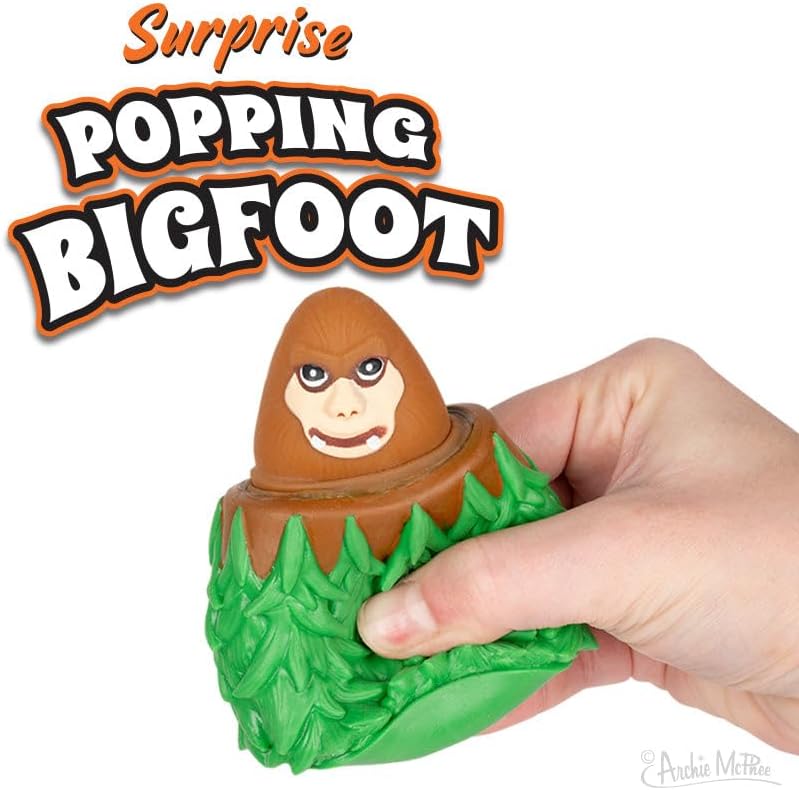Surprise Popping Bigfoot Kid Toys Accoutrements  Paper Skyscraper Gift Shop Charlotte
