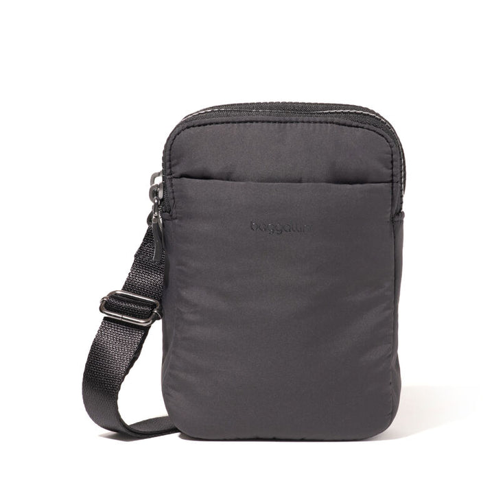 Modern Take Two RFID Protection Crossbody | Black Puff Apparel & Accessories - Handbags & Purses Baggallini Paper Skyscraper Gift Shop Charlotte