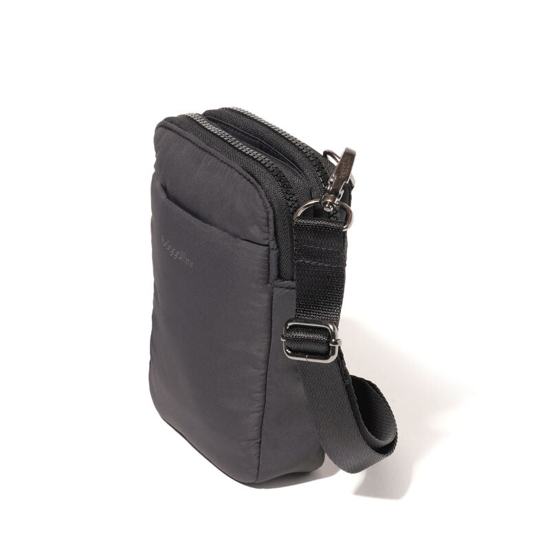 Modern Take Two RFID Protection Crossbody | Black Puff Apparel & Accessories - Handbags & Purses Baggallini Paper Skyscraper Gift Shop Charlotte