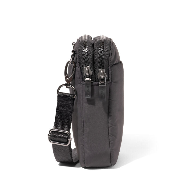 Modern Take Two RFID Protection Crossbody | Black Puff Apparel & Accessories - Handbags & Purses Baggallini Paper Skyscraper Gift Shop Charlotte