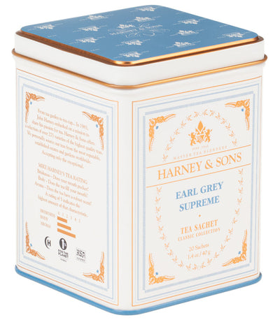 Classic Earl Grey Supreme Sachets Tea Harney & Sons  Paper Skyscraper Gift Shop Charlotte