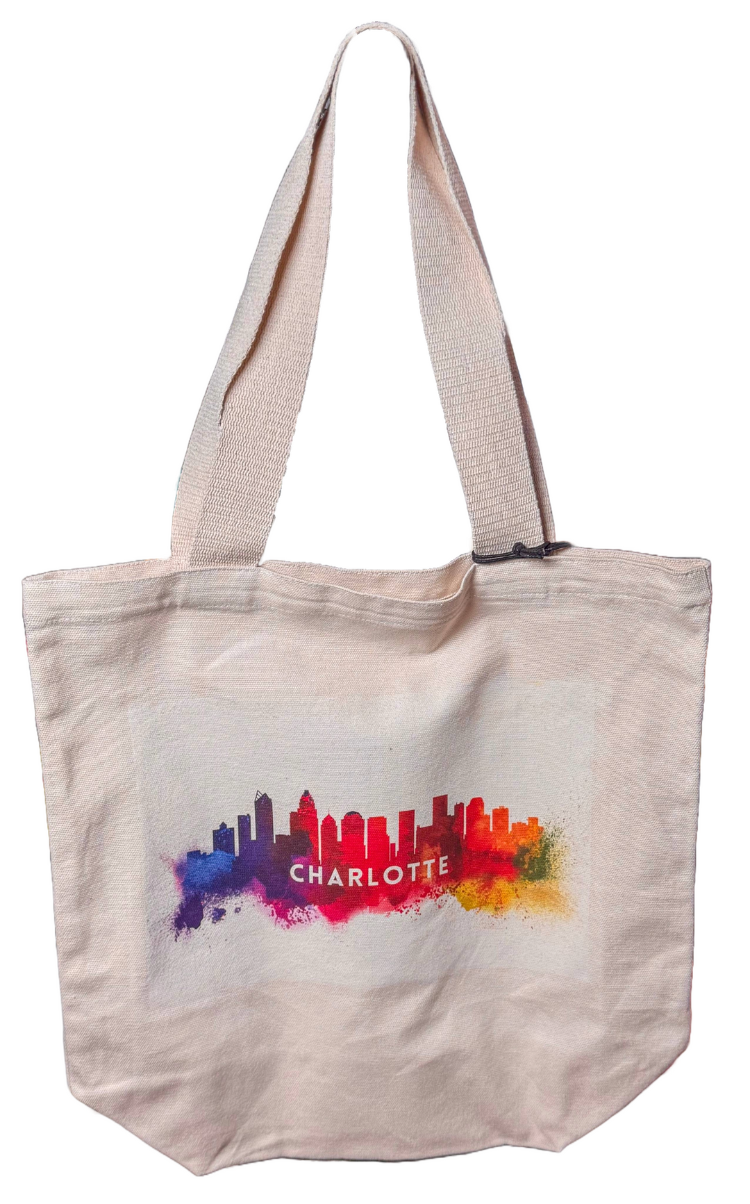 Abstract Skyline Charlotte Tote Apparel & Accessories - Tote Bags Lantern Press Paper Skyscraper Gift Shop Charlotte