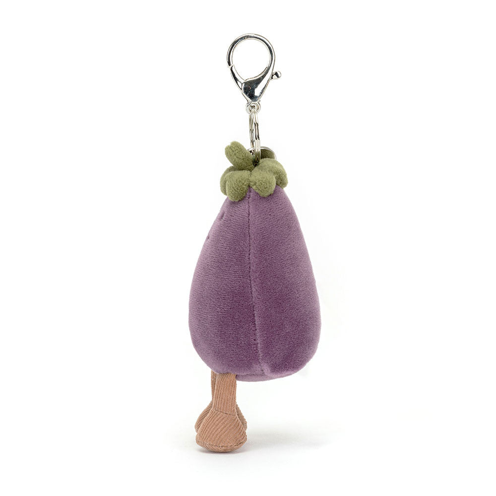 Vivacious Eggplant Bag Charm Stuffed Animals Jellycat  Paper Skyscraper Gift Shop Charlotte