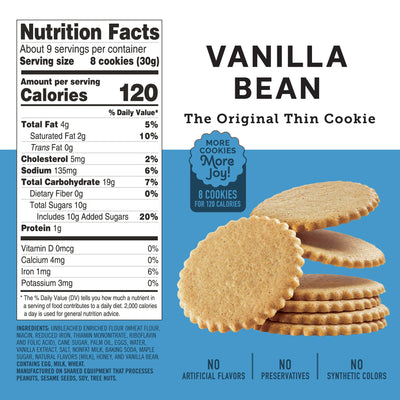 Vanilla Bean Moravian Cookie Thins Food Salem Baking Company  Paper Skyscraper Gift Shop Charlotte