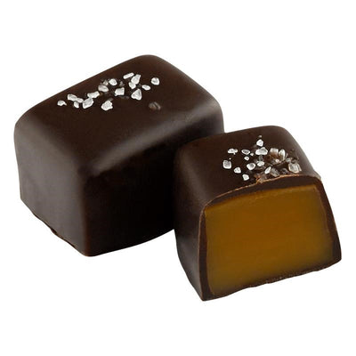 Dark Chocolate Sea Salt Caramel I 7 Pieces Confectionery Lake Champlain Chocolates  Paper Skyscraper Gift Shop Charlotte