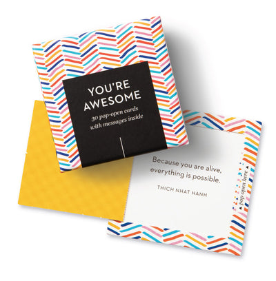 Thoughtfulls Pop-Open Cards | You're Awesome Cards Compendium  Paper Skyscraper Gift Shop Charlotte