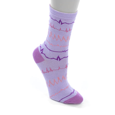 "Purple Rhythm" Socks- Unisex  Nurseology  Paper Skyscraper Gift Shop Charlotte