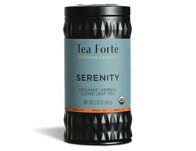 Loose Leaf Canister - Serenity Kitchen Tea Forte  Paper Skyscraper Gift Shop Charlotte