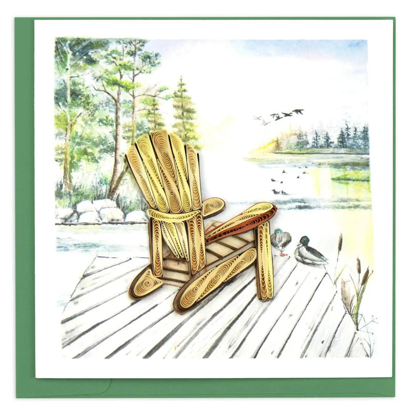 Adirondack Lake Greeting Card Cards Quilling Card  Paper Skyscraper Gift Shop Charlotte