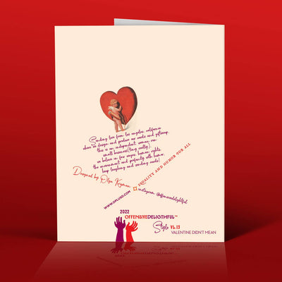 VALENTINE don't mean SH@#! valentine card