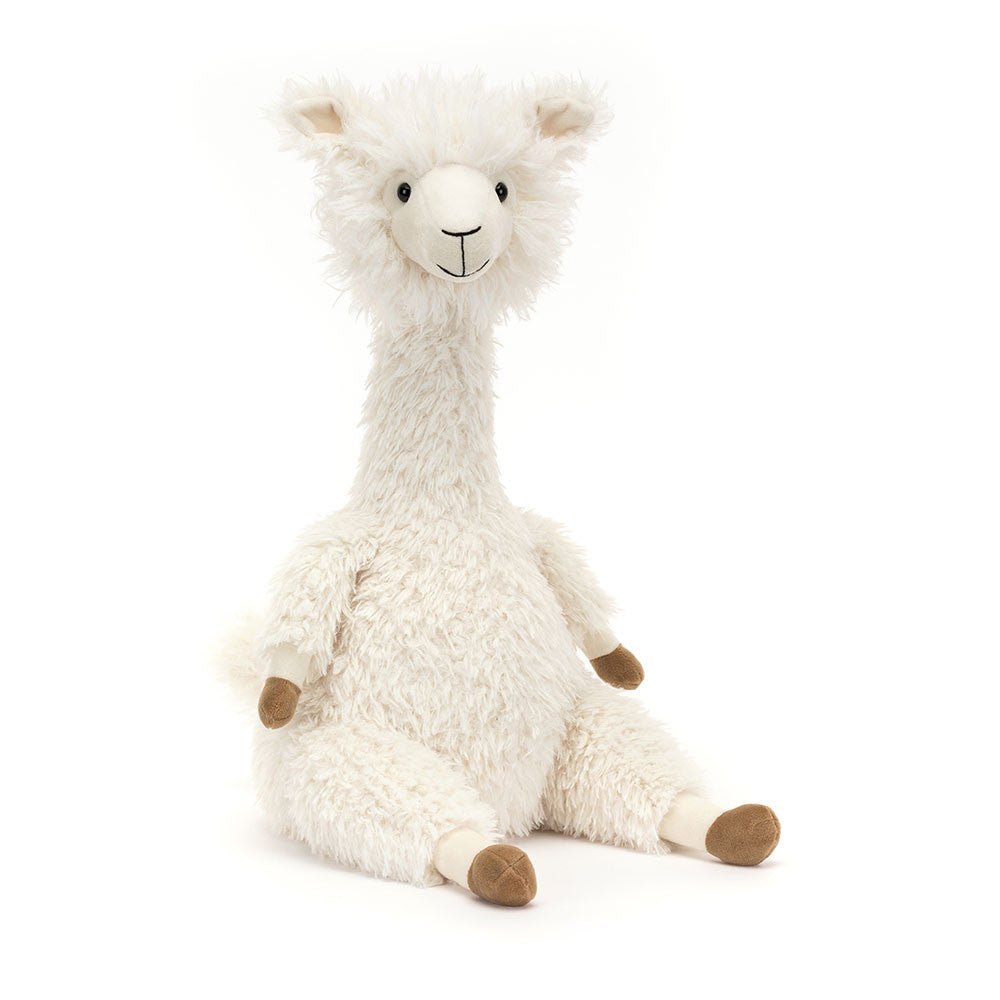 Alonso Alpaca Stuffed Animals Jellycat  Paper Skyscraper Gift Shop Charlotte