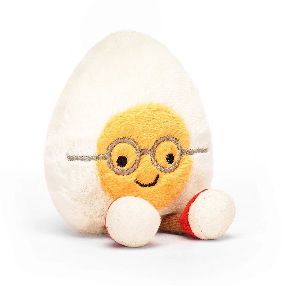 Amuseable Boiled Geek Egg Jellycat Plush Kids Toys- Stuffed Animals Jellycat Paper Skyscraper Gift Shop Charlotte