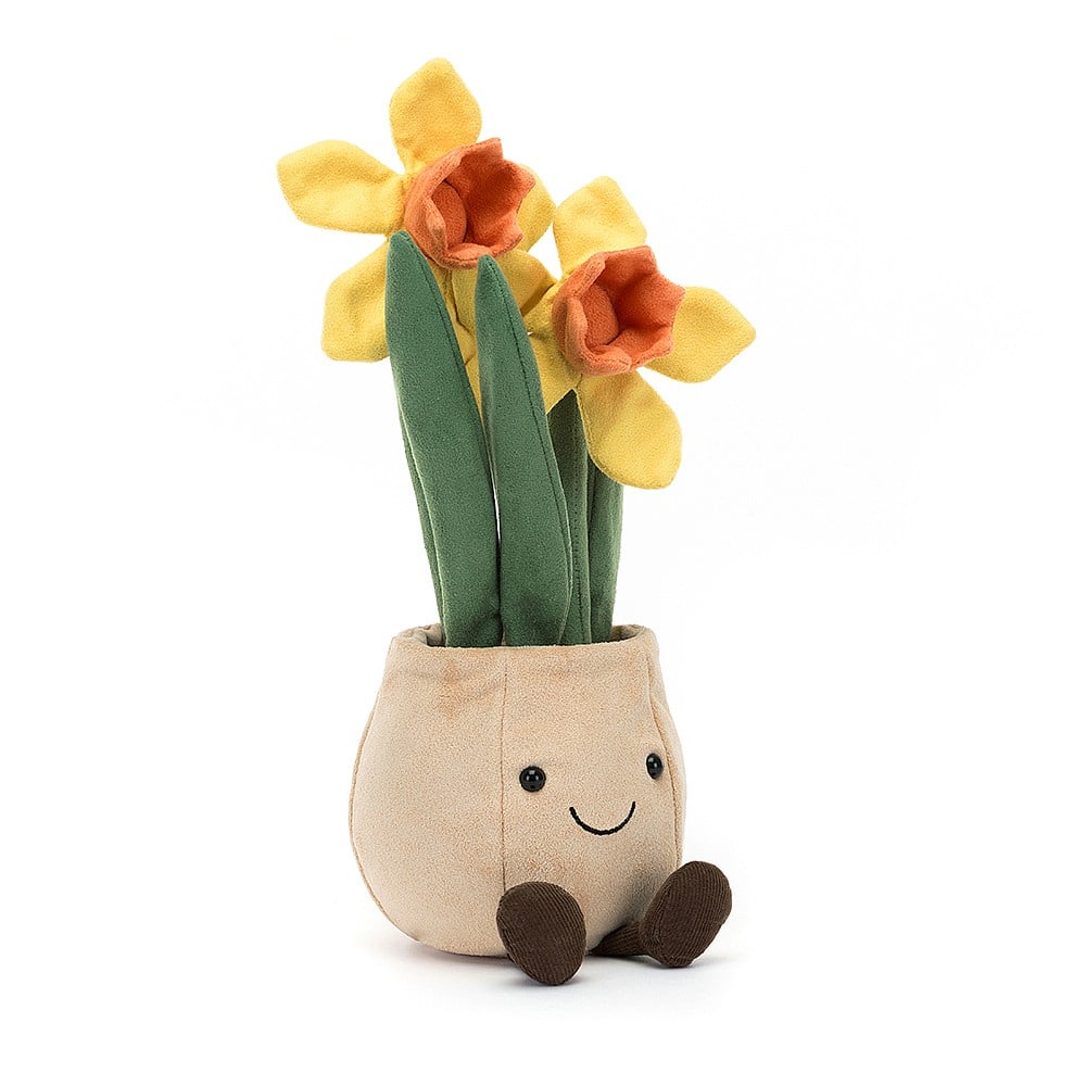 Daffodil Pot Jellycat Plush Kids Toys- Stuffed Animals Jellycat Paper Skyscraper Gift Shop Charlotte