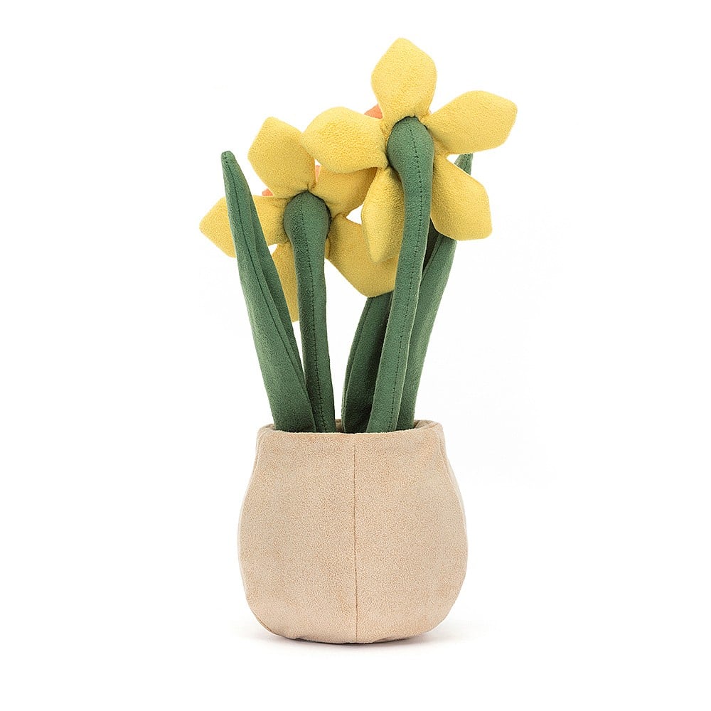 Daffodil Pot Jellycat Plush Kids Toys- Stuffed Animals Jellycat Paper Skyscraper Gift Shop Charlotte