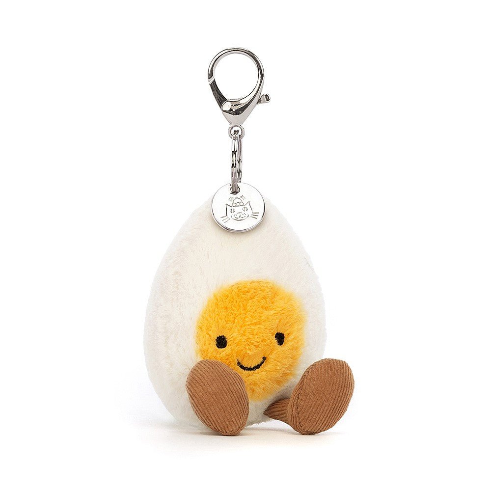 Amuseable Happy Boiled Egg Bag Charm Stuffed Animals Jellycat  Paper Skyscraper Gift Shop Charlotte
