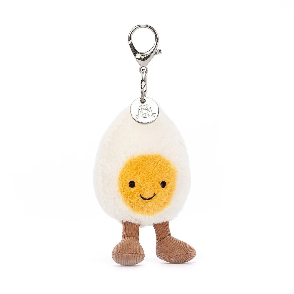 Amuseable Happy Boiled Egg Bag Charm Stuffed Animals Jellycat  Paper Skyscraper Gift Shop Charlotte