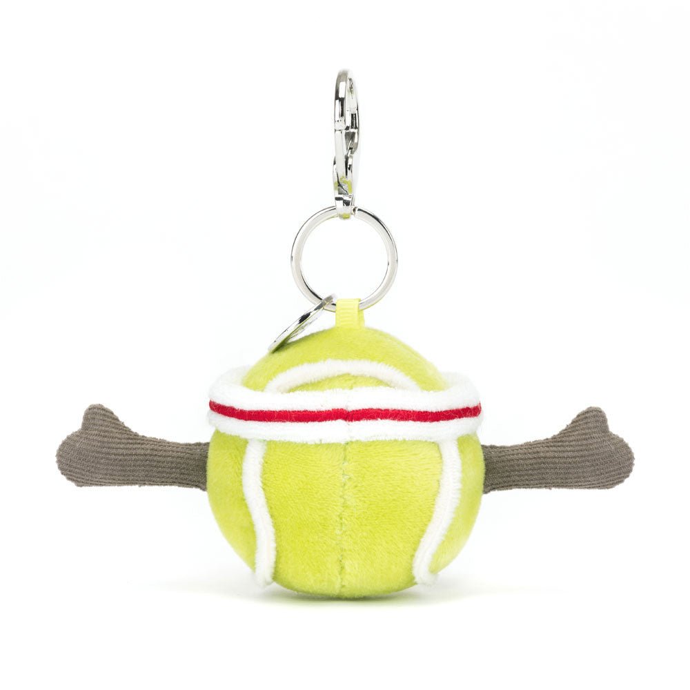 Amuseables Sports Tennis Bag Charm Stuffed Animals Jellycat  Paper Skyscraper Gift Shop Charlotte