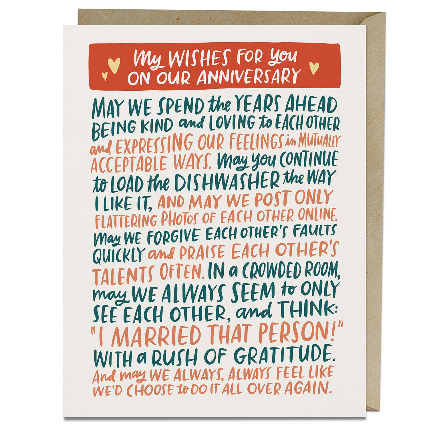 Anniversary Wishes | Anniversary Card Cards Em & Friends  Paper Skyscraper Gift Shop Charlotte