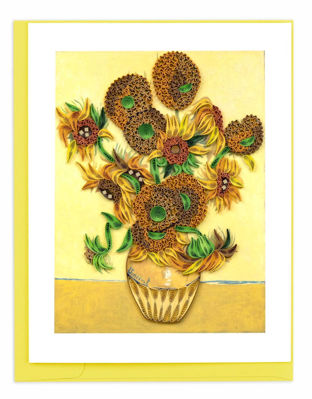Artist Series - Quilled Sunflowers, Van Gogh Greeting Card Cards Quilling Card  Paper Skyscraper Gift Shop Charlotte