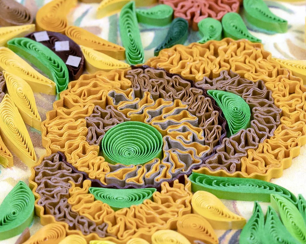 Artist Series - Quilled Sunflowers, Van Gogh Greeting Card Cards Quilling Card  Paper Skyscraper Gift Shop Charlotte