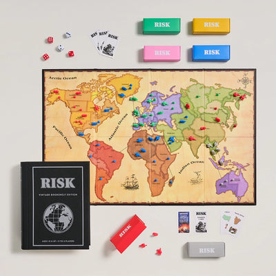 Risk | Vintage Bookshelf Games - Kids & Family WS Game Company Paper Skyscraper Gift Shop Charlotte