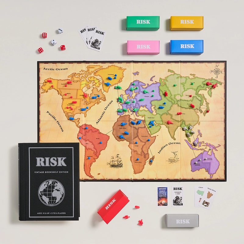 Risk | Vintage Bookshelf Games - Kids & Family WS Game Company Paper Skyscraper Gift Shop Charlotte