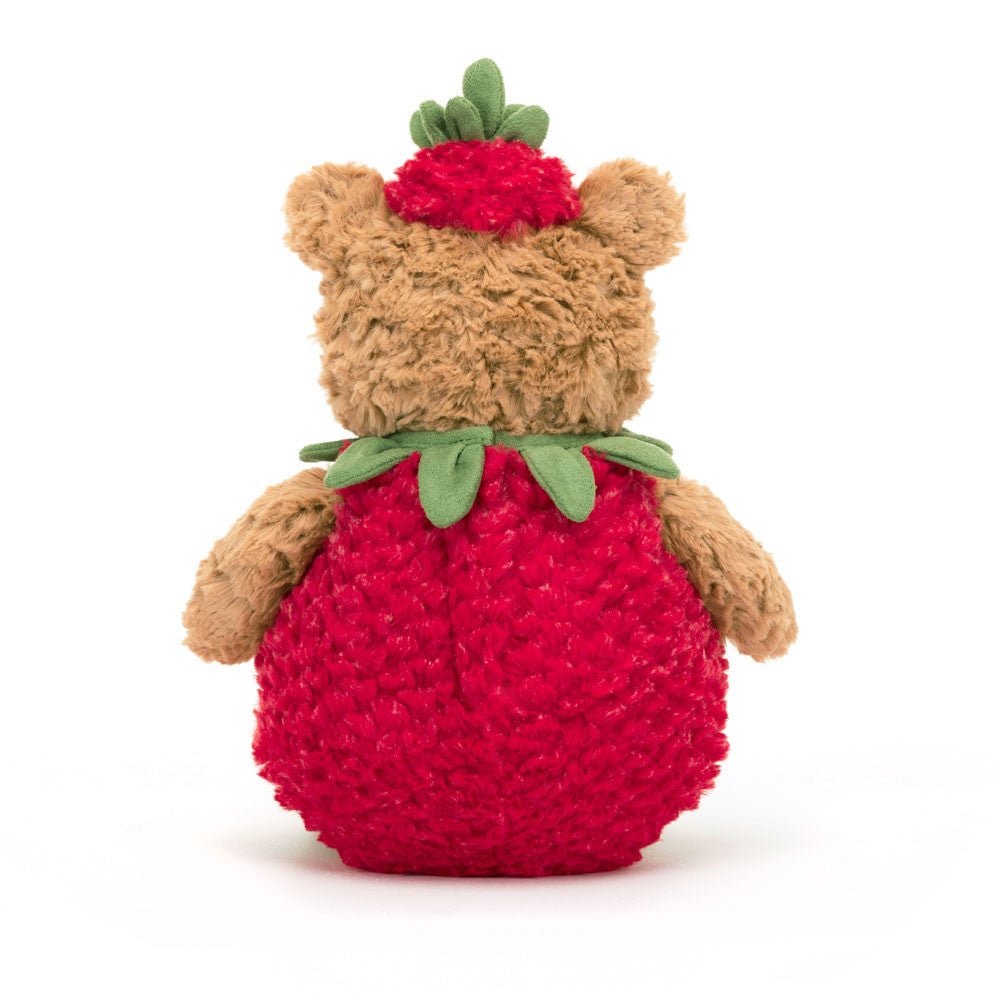 Bartholomew Bear Strawberry Stuffed Animals Jellycat  Paper Skyscraper Gift Shop Charlotte
