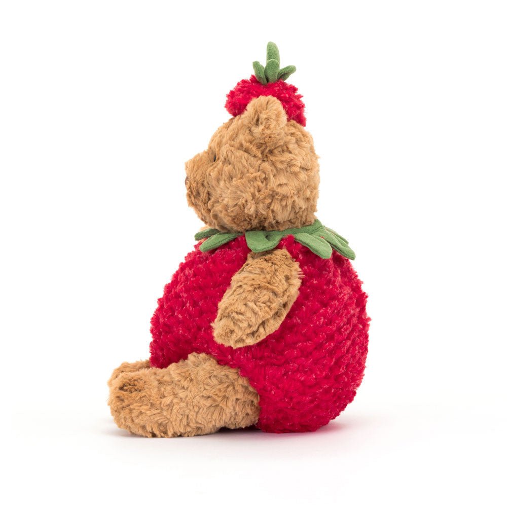 Bartholomew Bear Strawberry Stuffed Animals Jellycat  Paper Skyscraper Gift Shop Charlotte