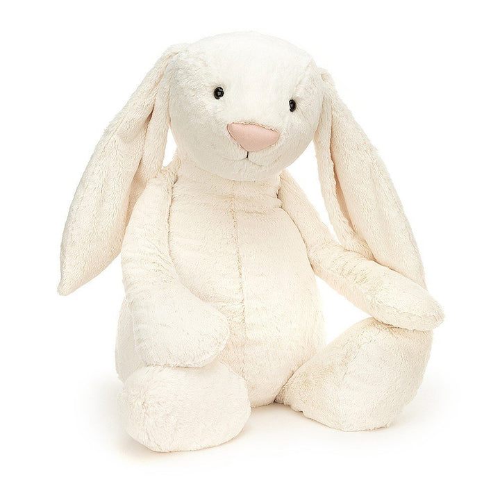 Bashful Cream Bunny - Huge Stuffed Animals Jellycat  Paper Skyscraper Gift Shop Charlotte