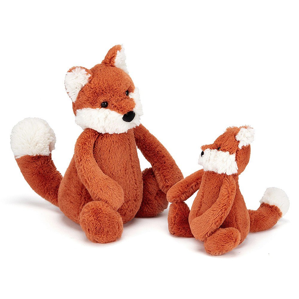Bashful Fox Cub | Small - Medium Stuffed Animals Jellycat  Paper Skyscraper Gift Shop Charlotte