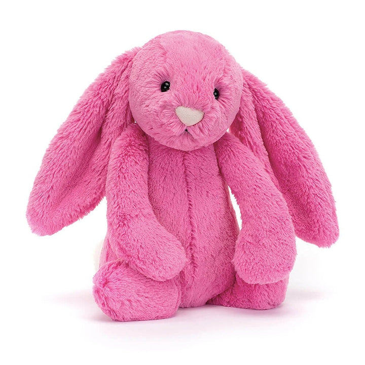 Bashful Hot Pink Bunny | Medium Stuffed Animals Jellycat  Paper Skyscraper Gift Shop Charlotte