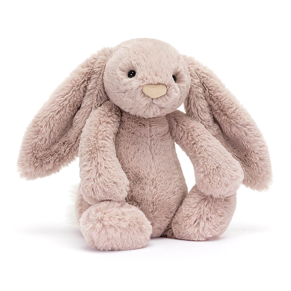 Bashful Luxe Bunny Rosa | Medium Stuffed Animals Jellycat  Paper Skyscraper Gift Shop Charlotte