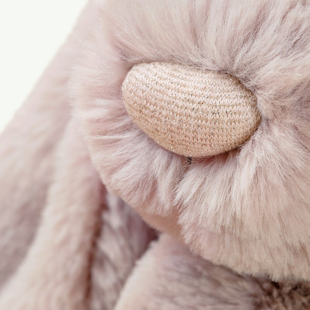 Bashful Luxe Bunny Rosa | Medium Stuffed Animals Jellycat  Paper Skyscraper Gift Shop Charlotte