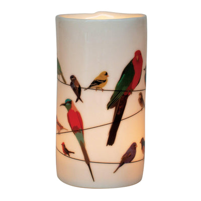 Birds On A Wire Tea Light Holder Candles Unemployed Philosophers Guild  Paper Skyscraper Gift Shop Charlotte