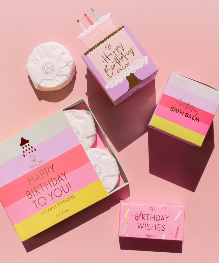 Birthday Cake Boxed Bath Balm Beauty & Wellness - Shower & Bath Musee Bath Paper Skyscraper Gift Shop Charlotte