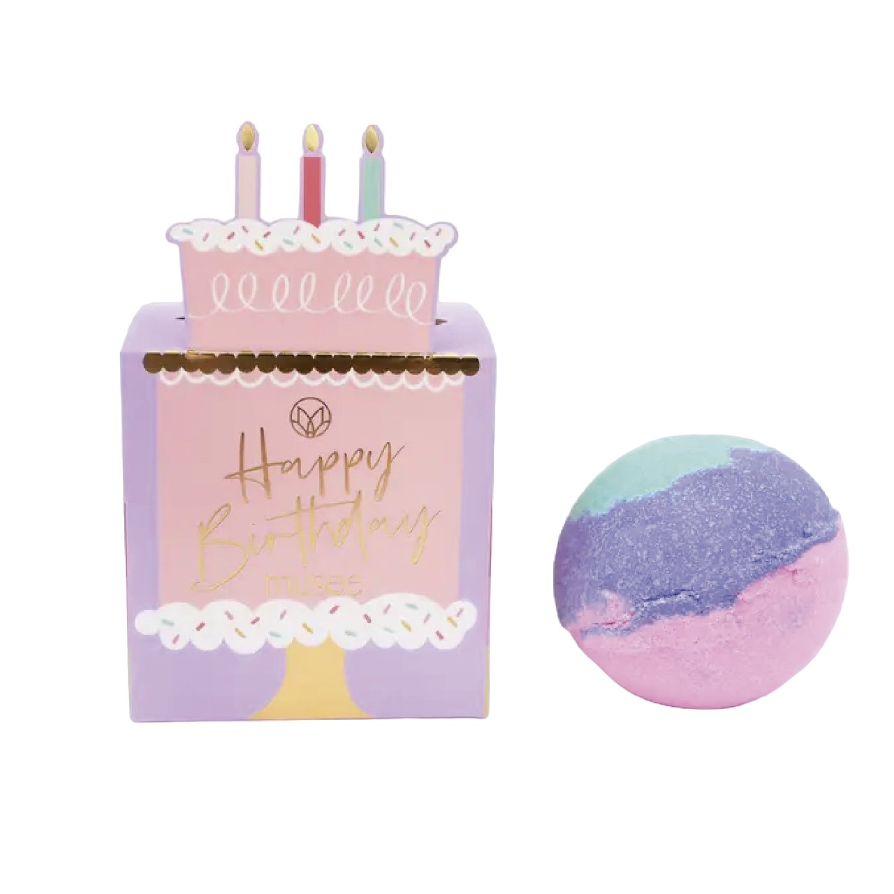 Birthday Cake Boxed Bath Balm Beauty & Wellness - Shower & Bath Musee Bath Paper Skyscraper Gift Shop Charlotte