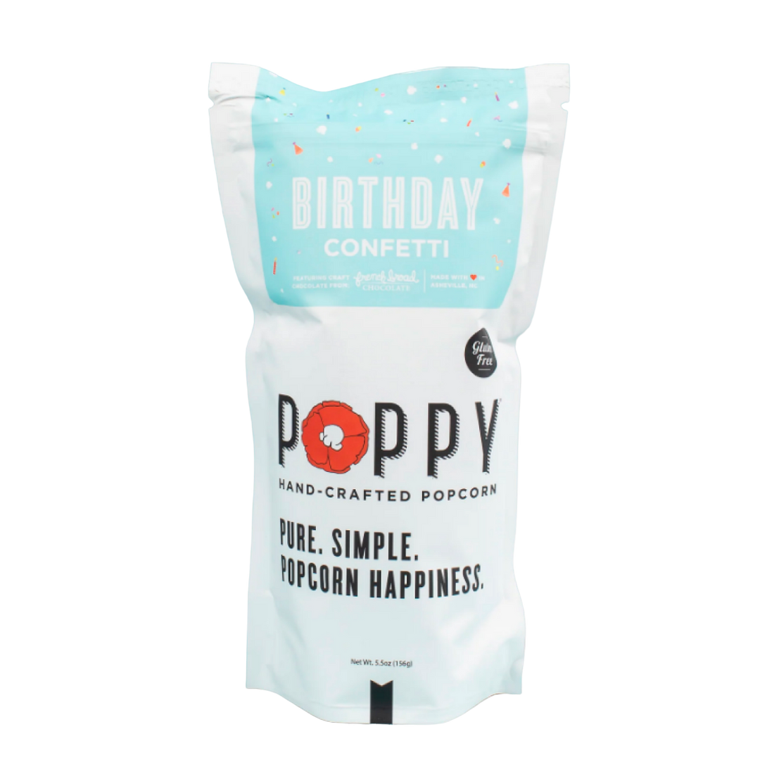 Poppy Handcrafted Popcorn | Birthday Confetti Food - Snacks Poppy Hand-Crafted Popcorn Paper Skyscraper Gift Shop Charlotte